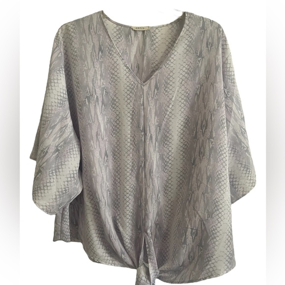 Entro Flowy Lightweight Airy Lavender Blouse Size 1X - Picture 1 of 11